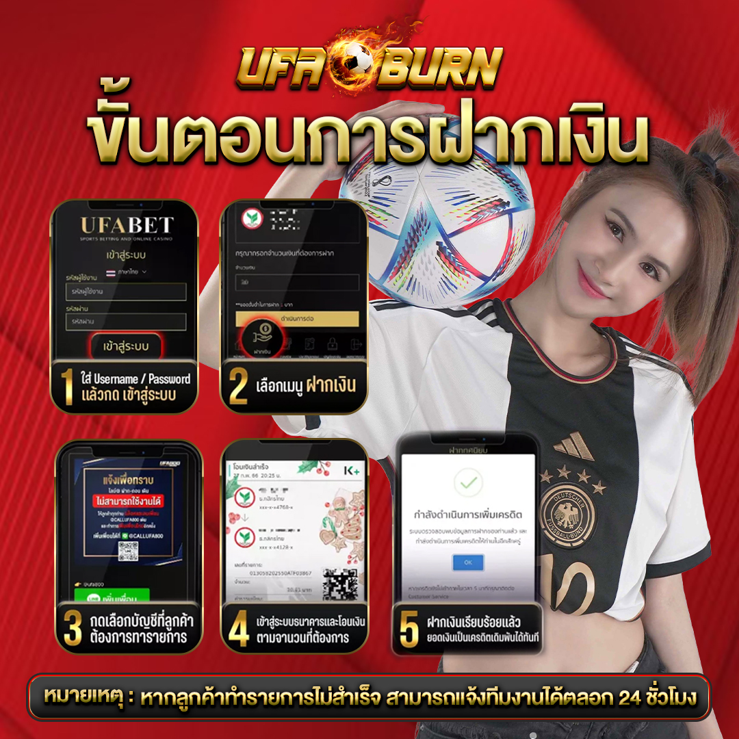 ขั้นตอนการฝากเงิน